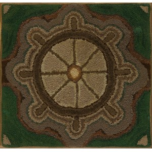 American Hooked Rug #20-13169